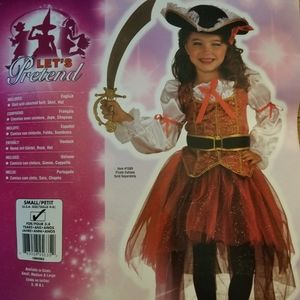 Girls Pirate Costume, S